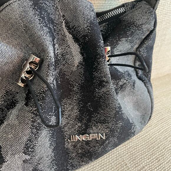 JingPin Shoulder Bag, Military style strap, Black, White,‎ New Condition - Picture 7 of 9